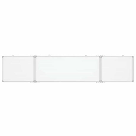 Vidaxx tableau blanc pliant magnétique 200x40x1,7 cm aluminium