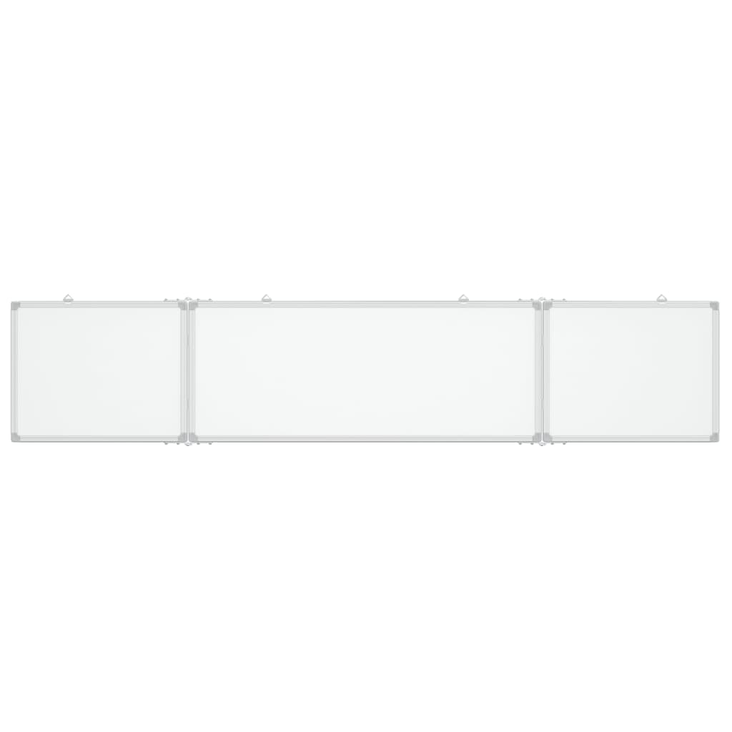 Vidaxl Whiteboard Magnetycznie składanie 200x40x1,7 cm aluminium