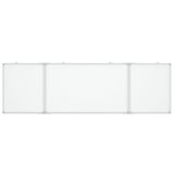 Vidaxl Whiteboard magnetesch klappt 160x50x1.7 cm Aluminium