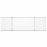 VidaXL Tableau blanc pliant magnétique 160x50x1,7 cm aluminium