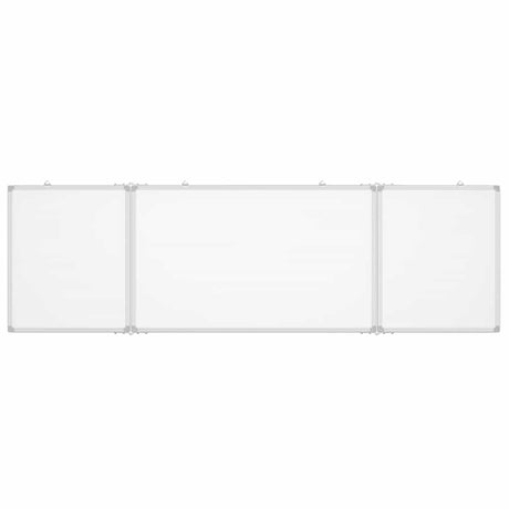 VidaXL Tableau blanc pliant magnétique 160x50x1,7 cm aluminium