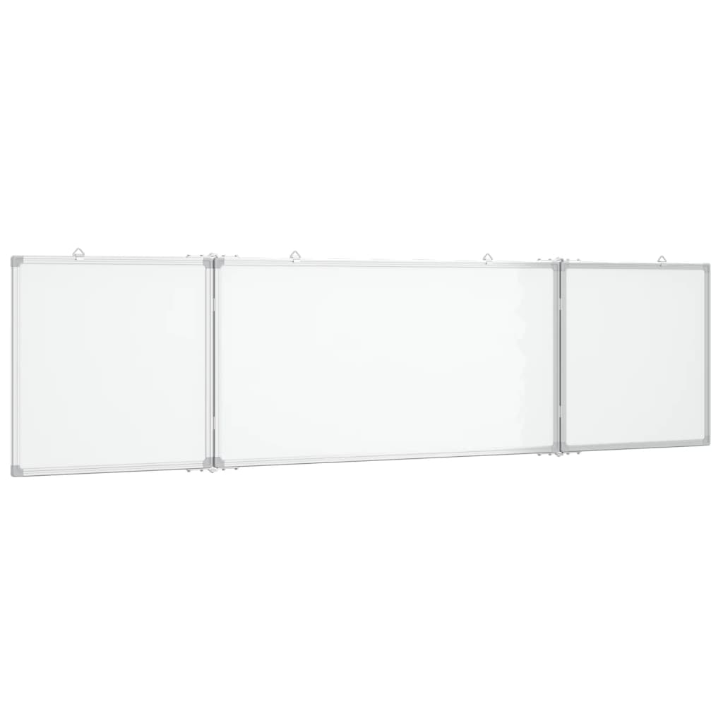 Vidaxl Whiteboard Magneticamente pieghevole 200x50x1.7 cm Aluminium