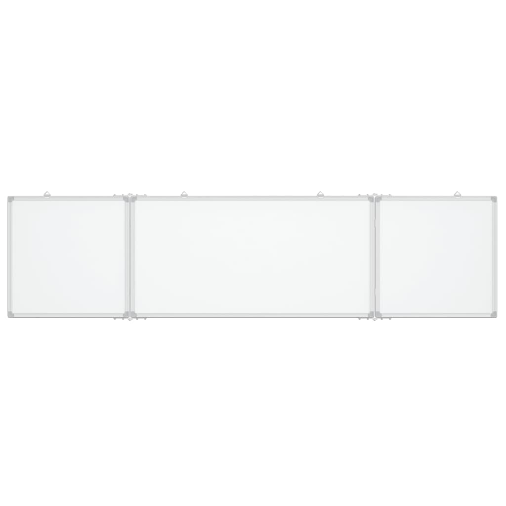 Vidaxl Whiteboard Magnetisk sammenfoldelig 200x50x1,7 cm aluminium