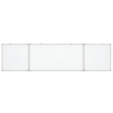 Vidaxl Whiteboard magnétiquement pliable 200x50x1,7 cm Aluminium