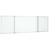 VidaXL Tableau blanc pliant magnétique 160x60x1,7 cm aluminium