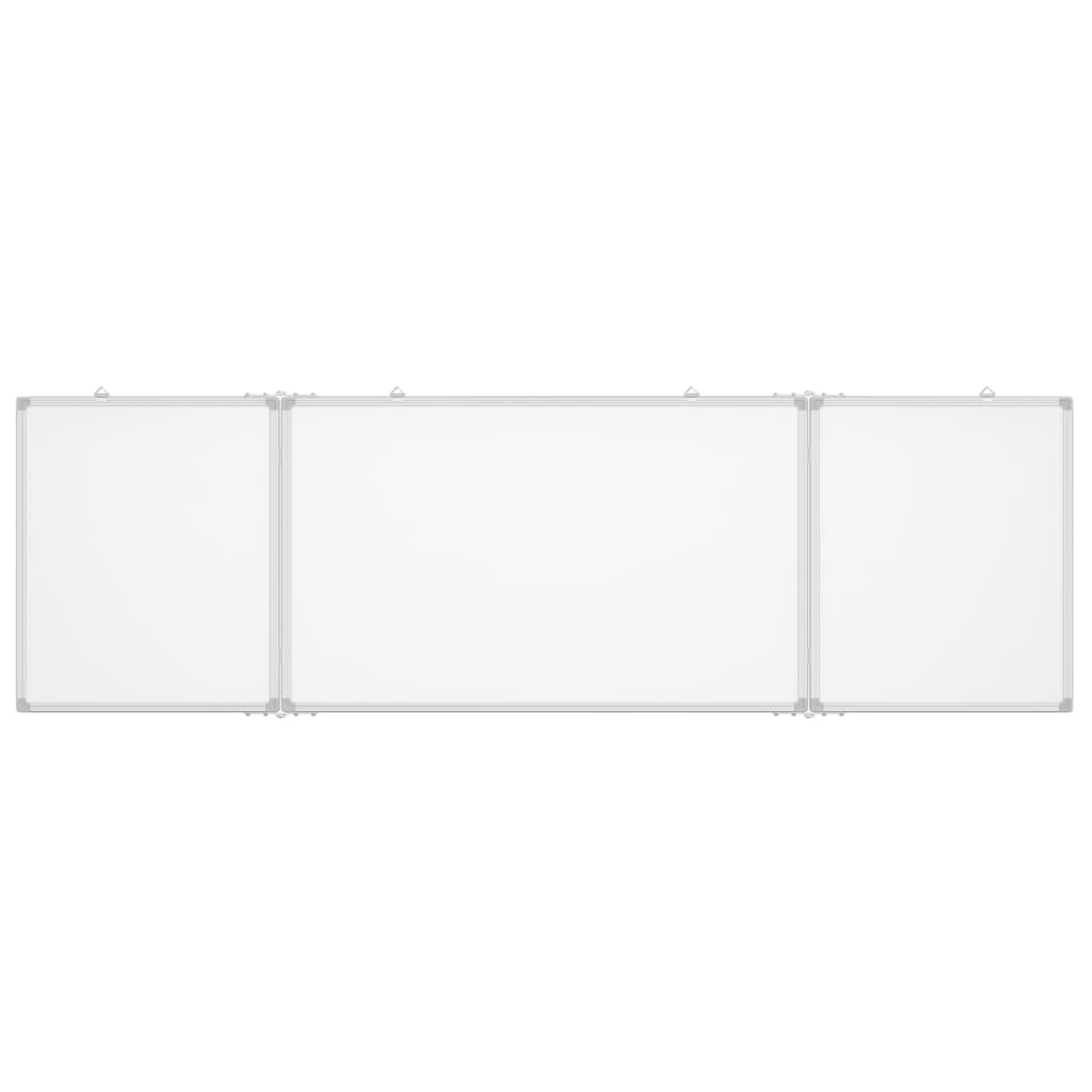 VIDAXL Whiteboard Magneticamente pieghevole 160x60x1.7 cm in alluminio