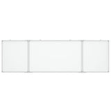 Vidaxl Whiteboard Magnetisk sammenfoldelig 160x60x1,7 cm aluminium