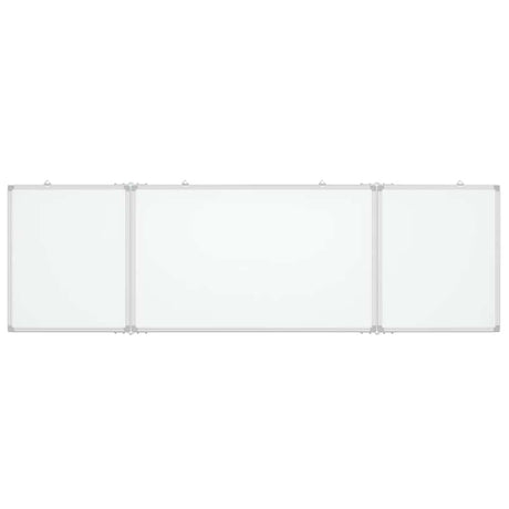 VidaXL Tableau blanc pliant magnétique 160x60x1,7 cm aluminium