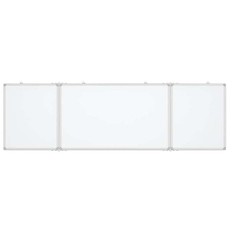 VidaXL Tableau blanc pliant magnétique 200x60x1,7 cm aluminium