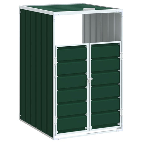Vidaxx conteneur de stockage pour 1 conteneur 72x81x115 cm acier vert