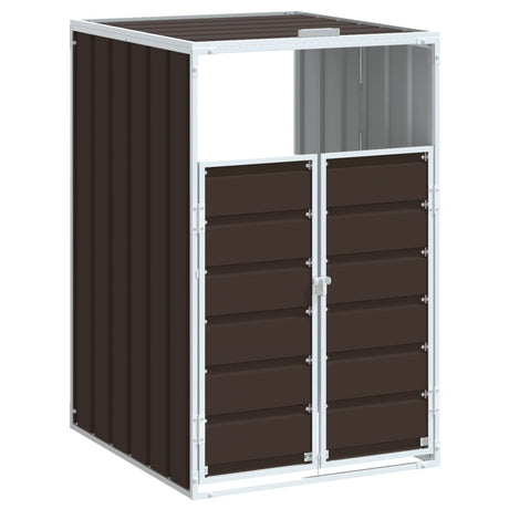 Vidaxx conteneur de rangement pour 1 conteneur 72x81x115 cm acier marron