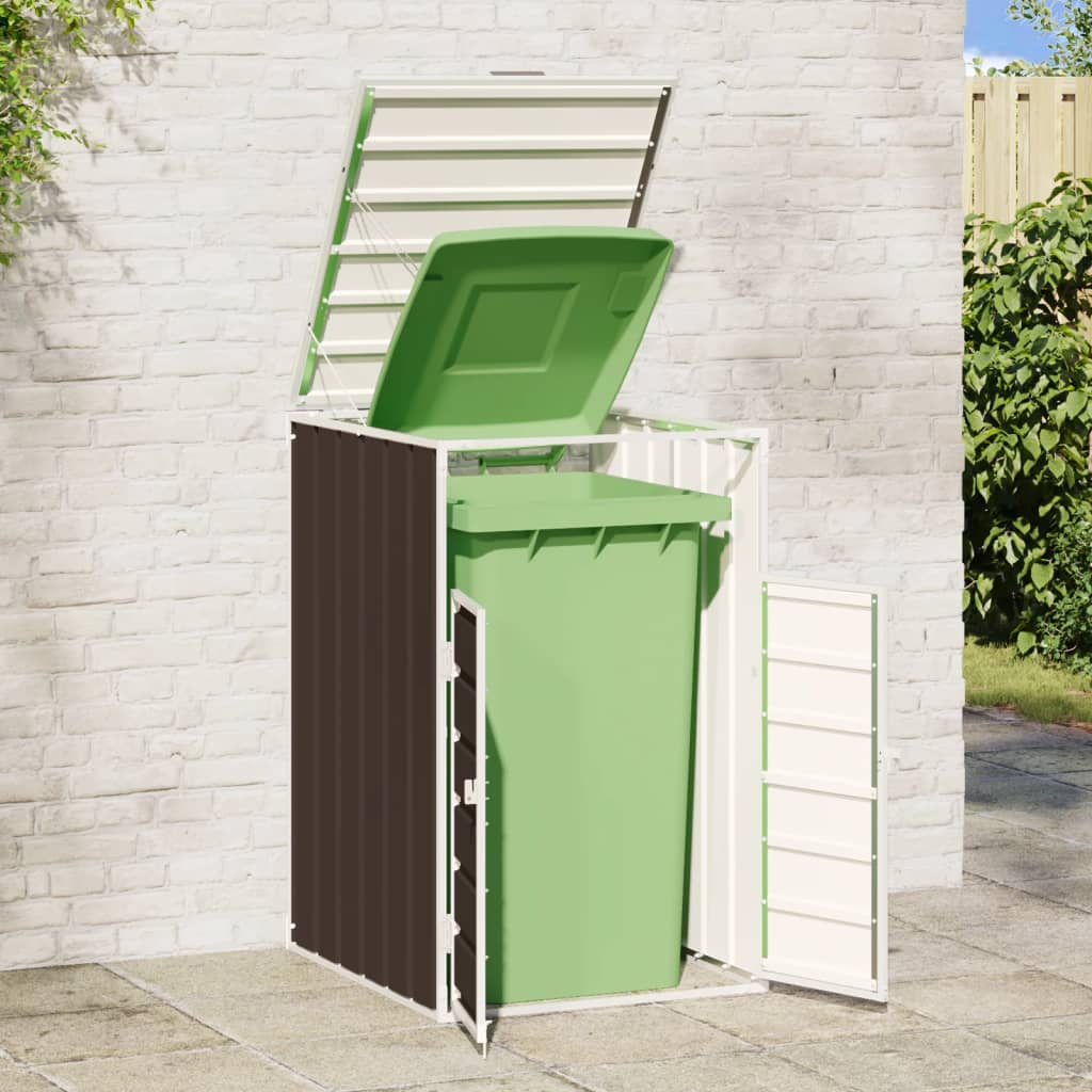 Vidaxx conteneur de rangement pour 1 conteneur 72x81x115 cm acier marron