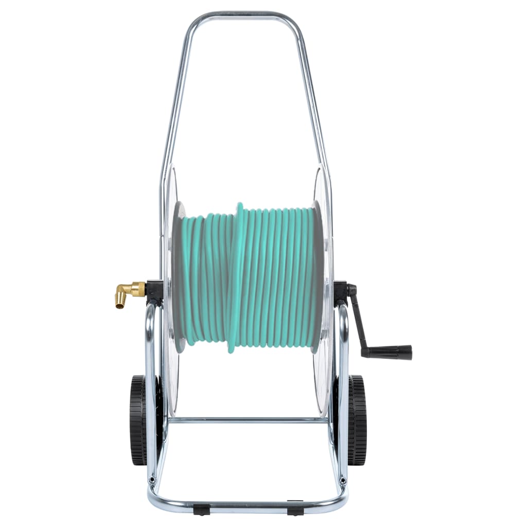 Chariot enrouleur de tuyau Vidaxl pour tuyau 80 m 3 4 en acier