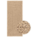 VidaXL tapis zizur intérieur et extérieur 80x200 cm aspect jute