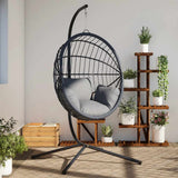 Vidaxx support pour chaise suspendue acier, anthracite