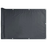 Vidaxl Balcony screen 800x75 cm PVC Anthracite -colored