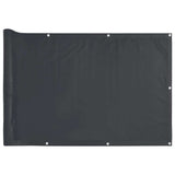 Paravent de balcon Vidaxx 1000x75 cm PVC anthracite