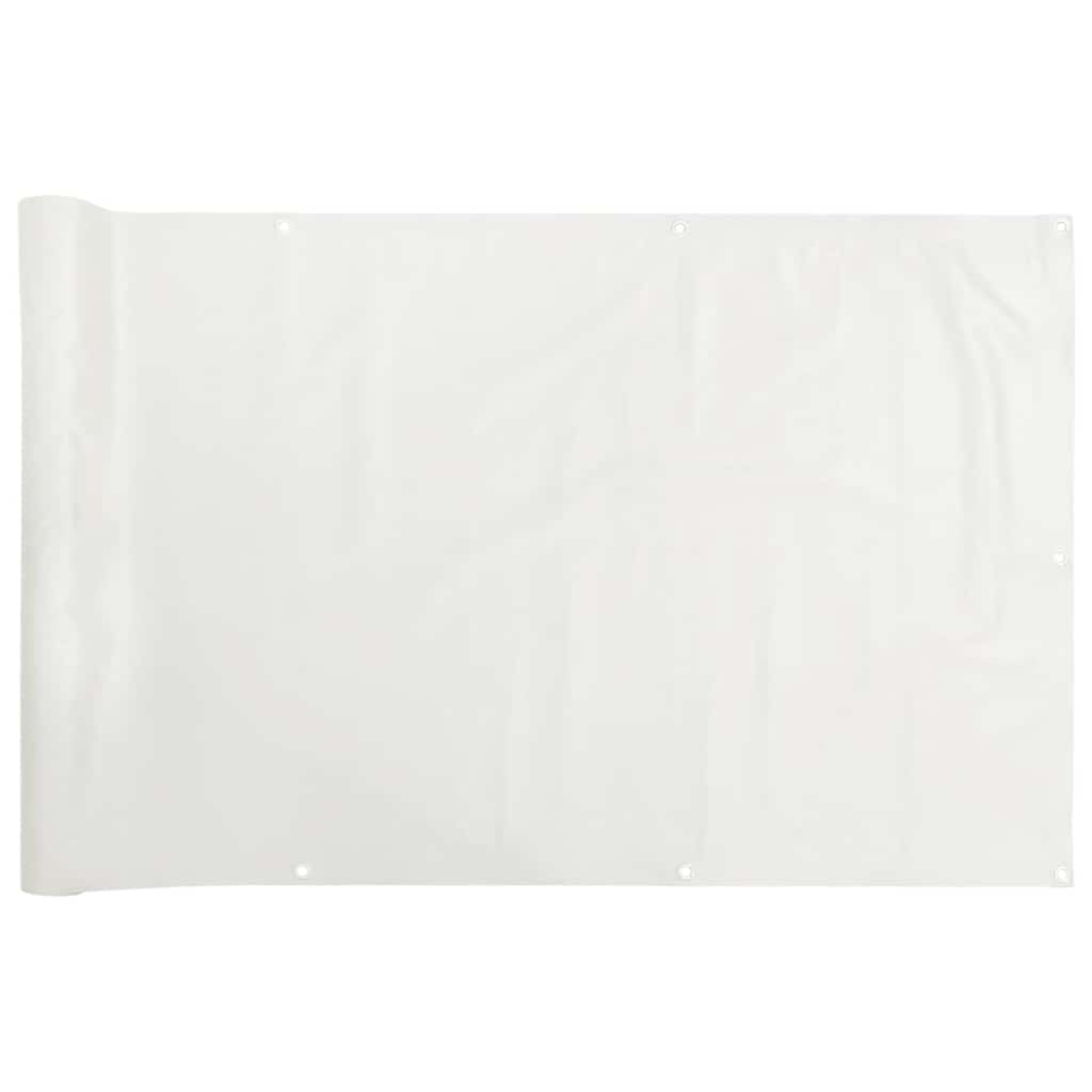 Vidaxx paravent de balcon 400x75 cm PVC blanc