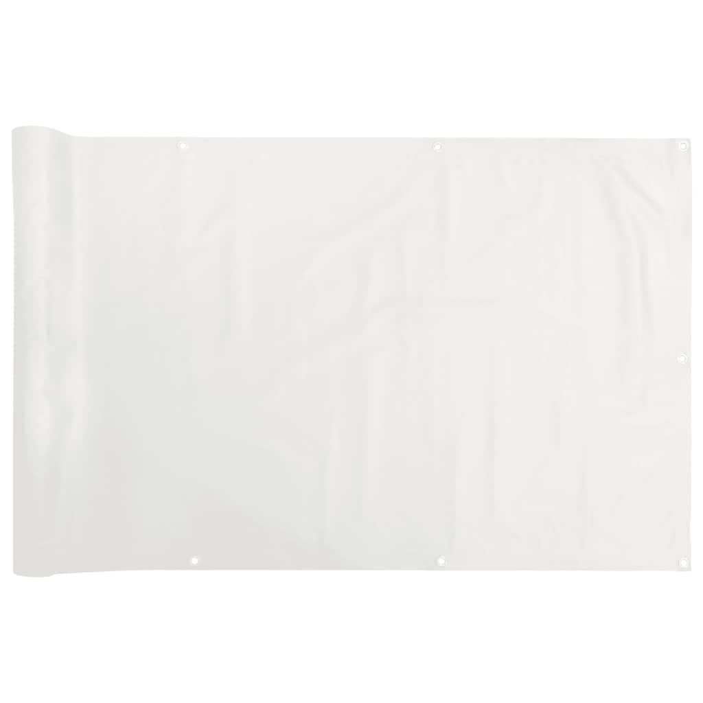 Vidaxx paravent de balcon 800x75 cm PVC blanc