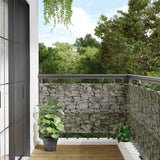 Vidaxx paravent de balcon motif pierre 400x75 cm PVC