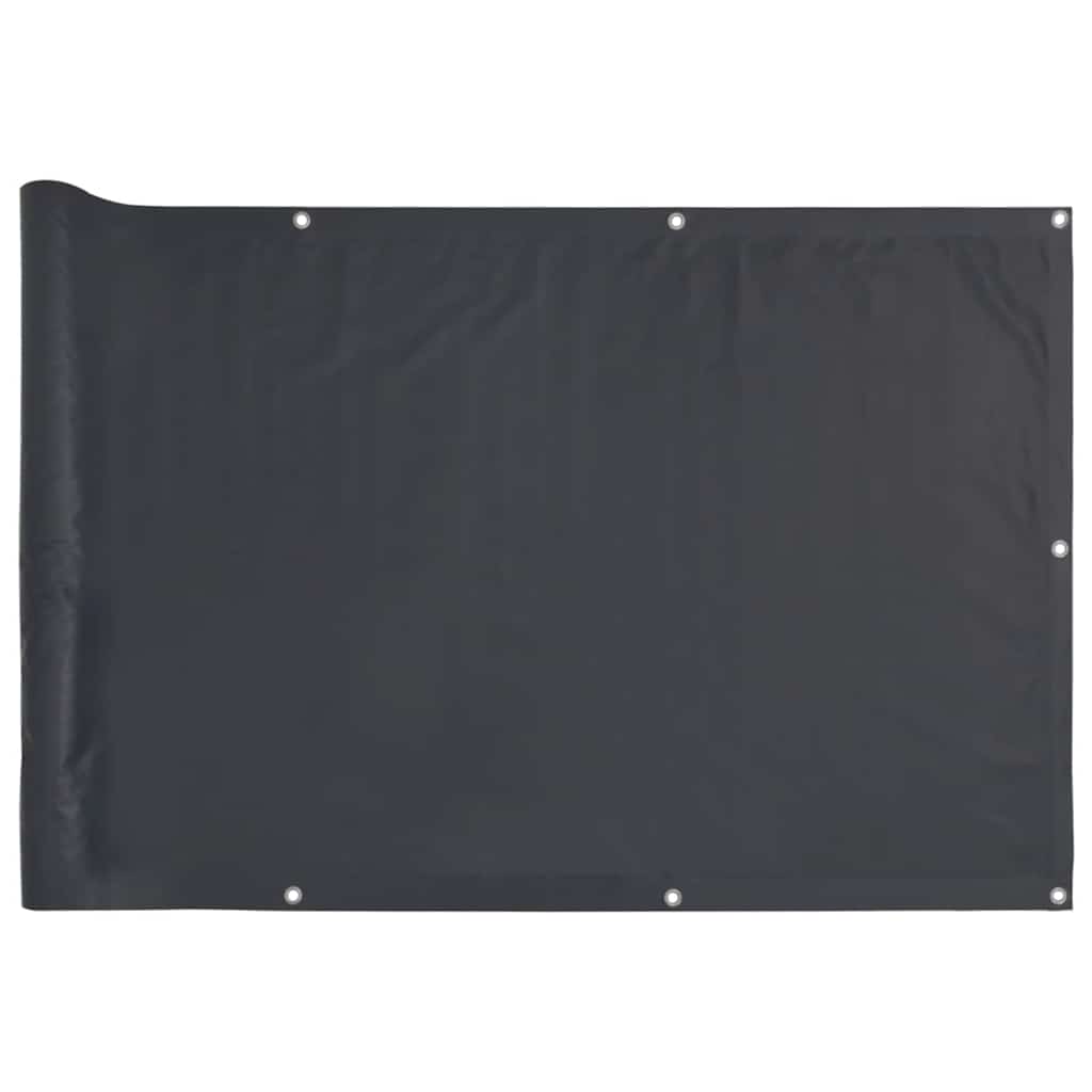 Paravent de balcon Vidaxx 500x90 cm PVC anthracite