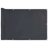 Paravent de balcon Vidaxx 500x90 cm PVC anthracite