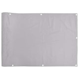 Vidaxx paravent de balcon 500x90 cm PVC gris