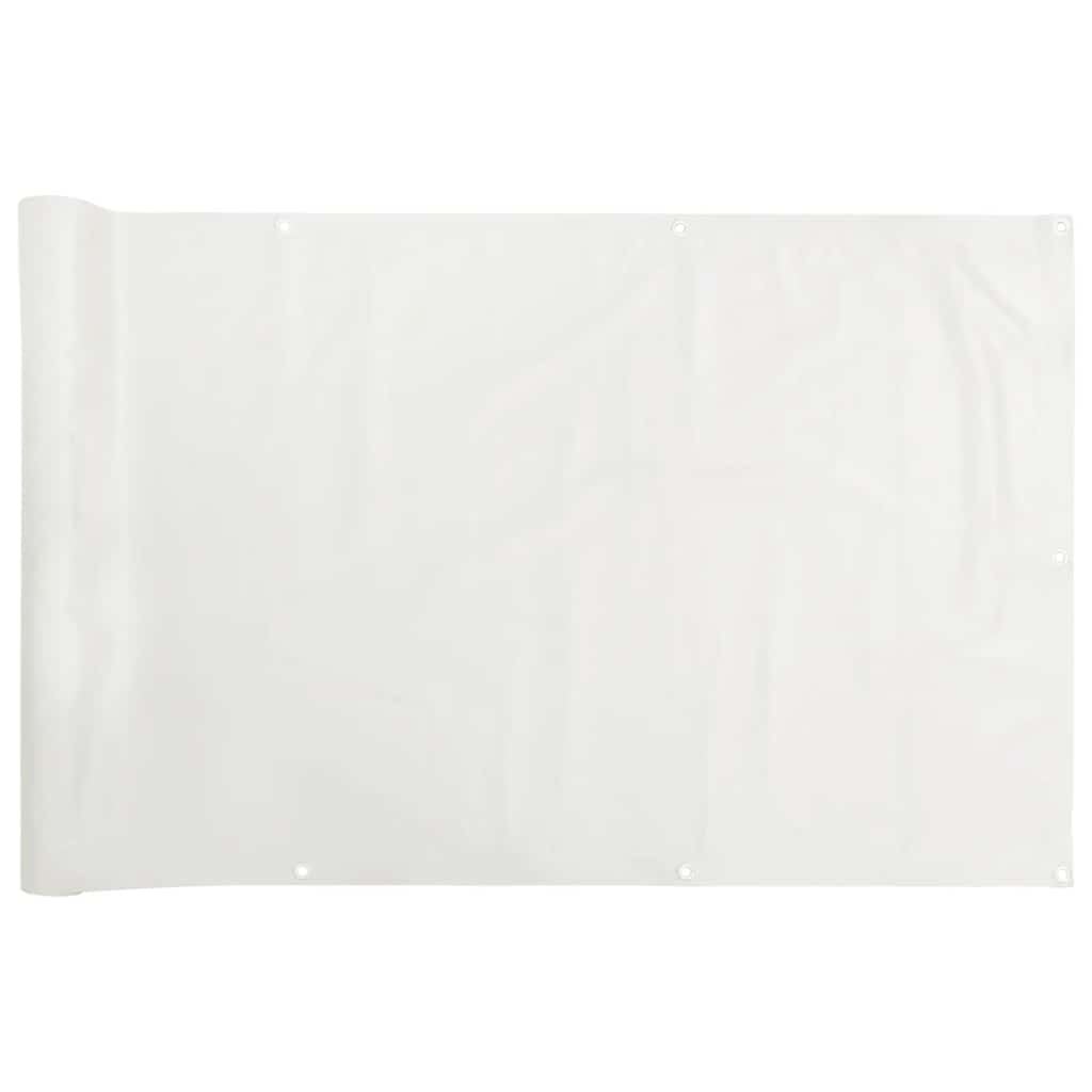 Vidaxx paravent de balcon 400x90 cm PVC blanc