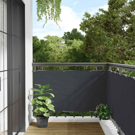 Paravent de balcon Vidaxx 400x120 cm PVC anthracite