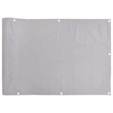 Vidaxx paravent de balcon 300x120 cm PVC gris