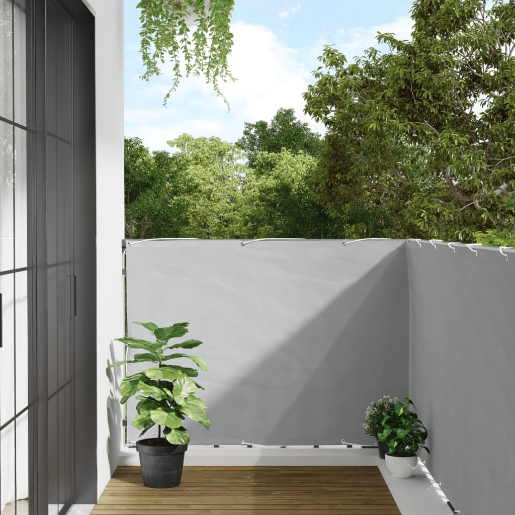 Vidaxl Balkon-Bildschierm 700x120 cm pvc gro