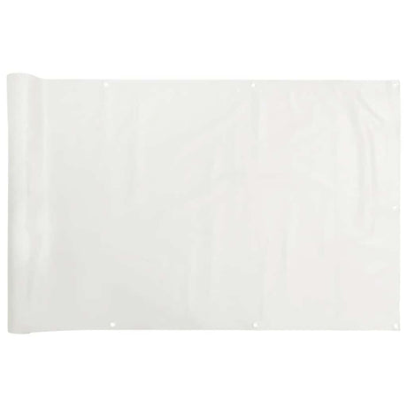 Vidaxx paravent de balcon 400x120 cm PVC blanc