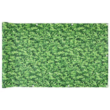 VidaXL paravent de balcon motif végétal 500x120 cm PVC vert
