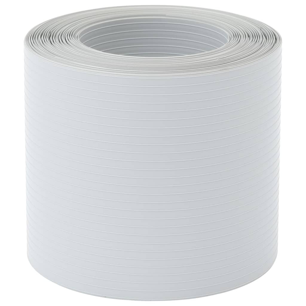 Vidaxxl écrans de jardin 10 pcs 252,5x19 m PVC gris clair