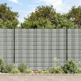 Vidaxxl écrans de jardin 10 pcs 252,5x19 m PVC gris pierre