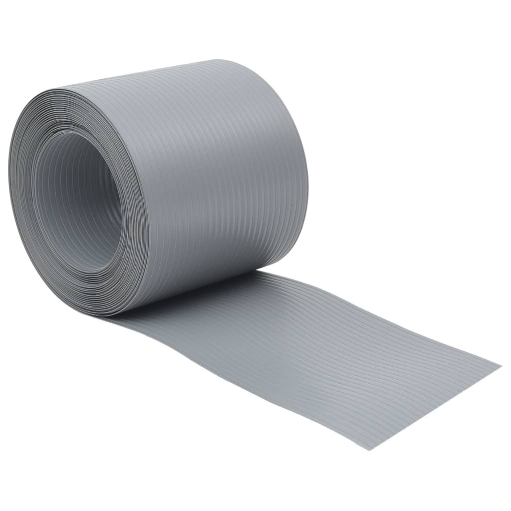 Vidaxxl écrans de jardin 10 pcs 252,5x19 m PVC gris