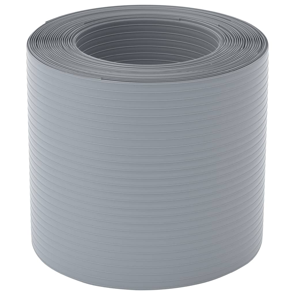 Vidaxxl écrans de jardin 10 pcs 252,5x19 m PVC gris
