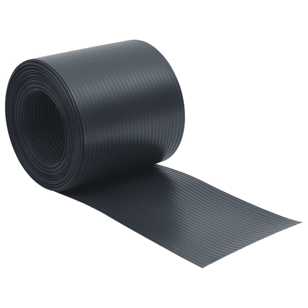 Vidaxxl écrans de jardin 10 pcs 252,5x19 m PVC noir