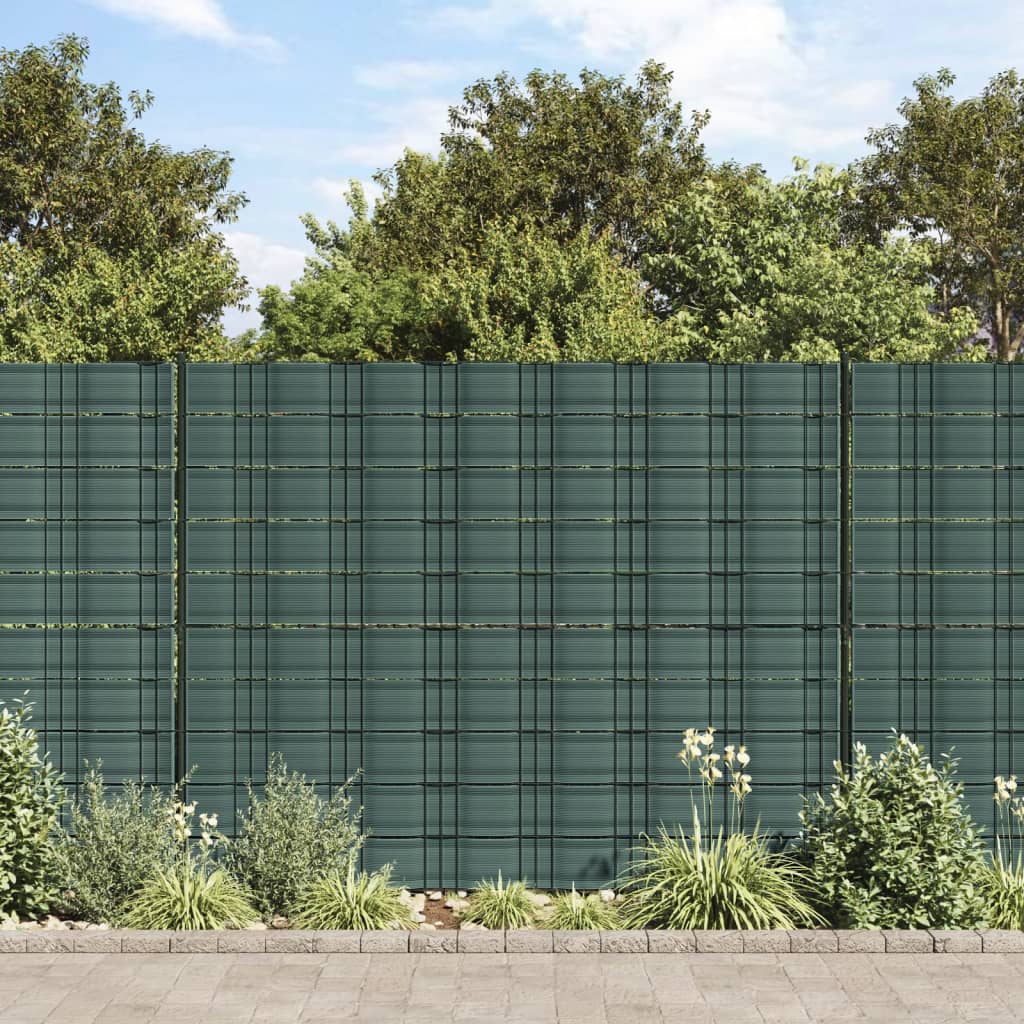 Vidaxxl écrans de jardin 10 pcs 252,5x19 m PVC vert