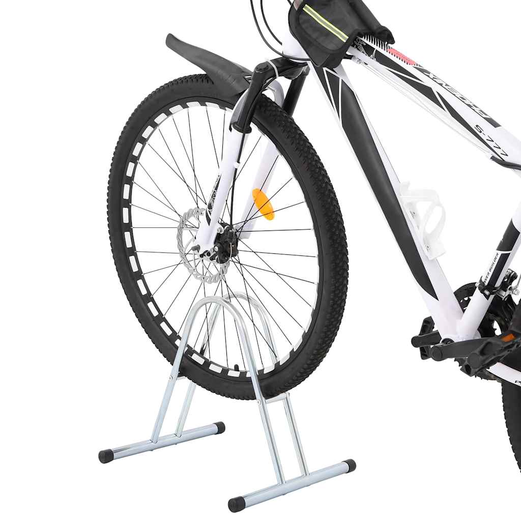 Support à vélo VidaXL pour 1 vélo, autoportant en acier galvanisé