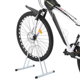 Support à vélo VidaXL pour 1 vélo, autoportant en acier galvanisé