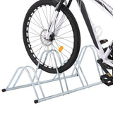 Support à vélo VidaXL pour 4 vélos, acier galvanisé autoportant