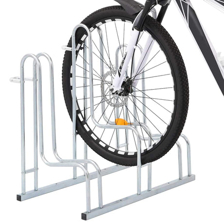 Support à vélo VidaXL pour 3 vélos, acier galvanisé autoportant