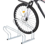 Support à vélo VidaXL pour 2 vélos, autoportant en acier galvanisé