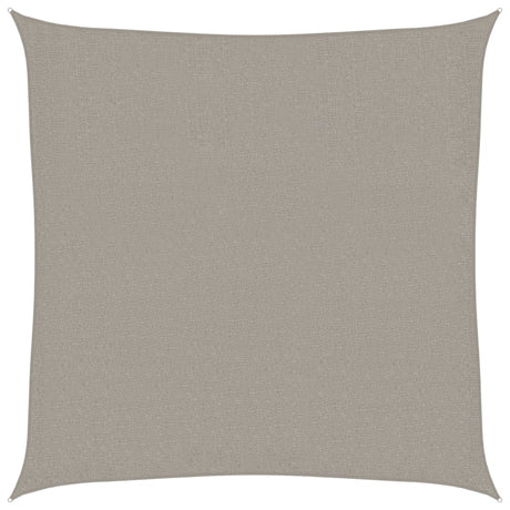 Vidaxl voile d'ombrage 160 g m² carré 2x2 m HDPE gris clair