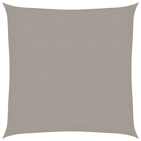 Vidaxl voile d'ombrage 160 g m² carré 3x3 m HDPE gris clair