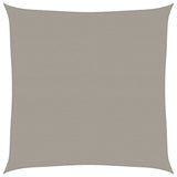 Vidaxl voile d'ombrage 160 g m² carré 4,5x4,5 m HDPE gris clair
