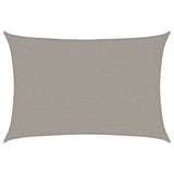 Vidaxl sun sail 160 g m² rectangular 2x2.5 m HDPE light gray