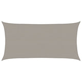 Vidaxx voile d'ombrage rectangulaire 160 g m² 2x3,5 m HDPE gris clair