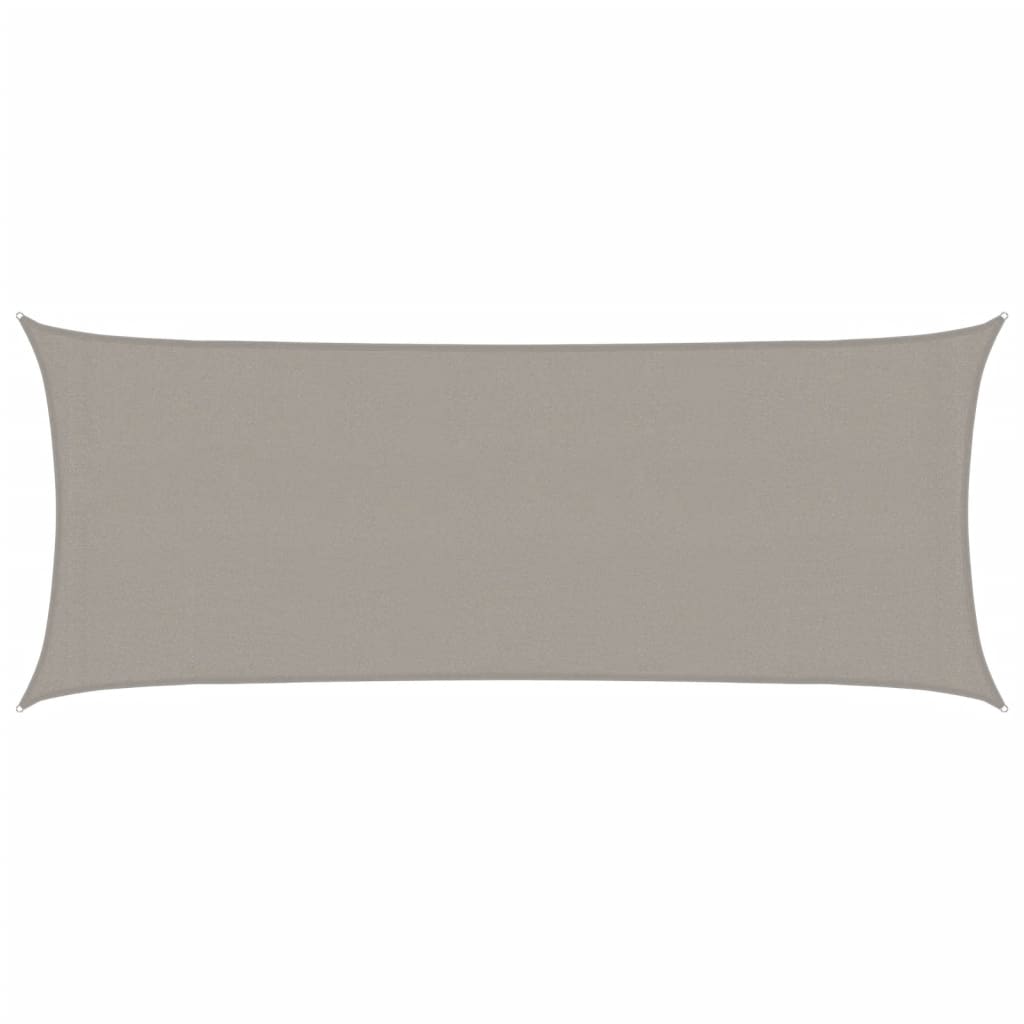 Vidaxl voile d'ombrage 160 g m² rectangulaire 2x4,5 m HDPE gris clair